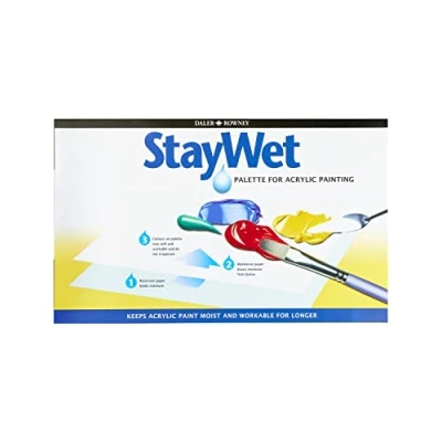 Image of Daler Rowney Staywet Palette Large
