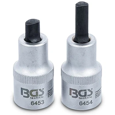 Image of BGS 6455 Spreader Socket Set for Spring Strut Clamps 12.5 mm (1/2&quot;) Drive 5 x 7 + 5.5 8.2 2 pcs.