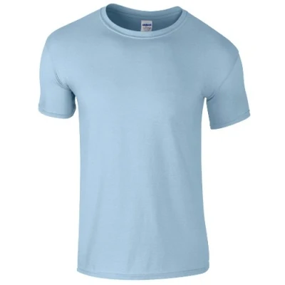 Image of Gildan Childrens Unisex Soft Style T Shirt (L) (Light Blue)