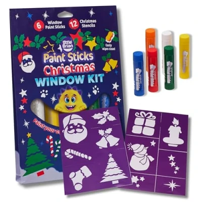 Image of Little Brian Paint Sticks Christmas Window Kit