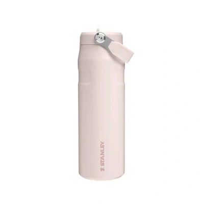 Image of Stanley IceFlow Flip Straw 2.0 Sports Water Bottle With 0.7L 10 Hours Cold 2 Days Iced Stainless Steel BPA Free Leak Resistant Fits in Cup Holder Dishwasher Safe Rose Quartz
