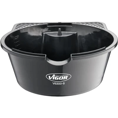Image of Vigor V6300 8 Oil Drain Tray litres Black