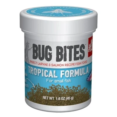 Image of Fluval Bug Bites Tropical Granule Fish Food 45g