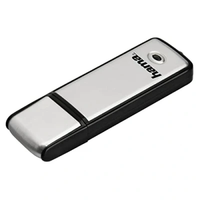 Image of Hama Fancy FlashPen, USB 2.0, 64 GB, 6MB/s, black/silver