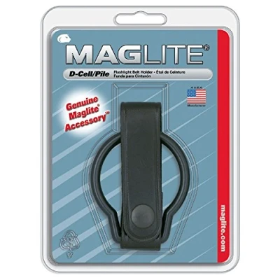 Image of Maglite D Cell Leather Holster, Texture, Black