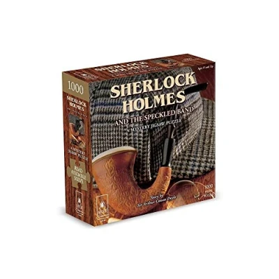 Image of Sherlock Holmes and the speckled band A Mystery Jigsaw Puzzle, Brown