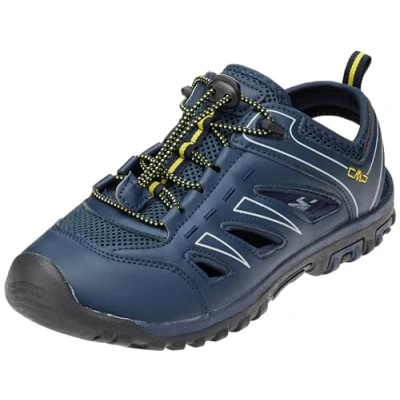 Image of CMP Men&#039;s Hiking Sandal Shoe, Antracite Limone, 12 UK