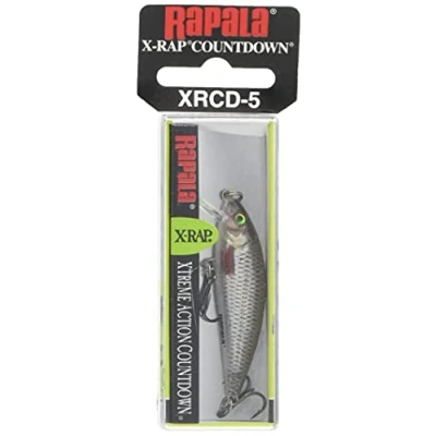 Image of Rapala X Rap CountDown Lure with Two No. 6 Hooks, 0.9 1.5 m Swimming Depth, 7 cm Size, Live Roach