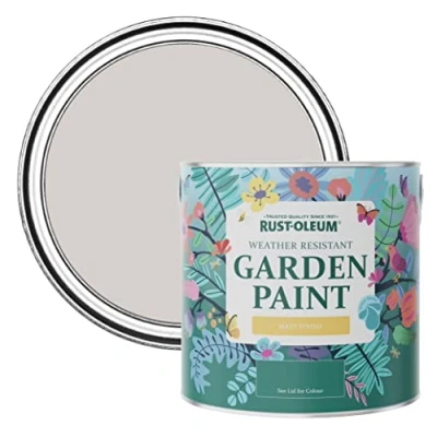 Image of Rust Oleum Purple Mould Resistant Garden Paint In Matt Finish Babushka 2.5L