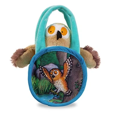 Image of Aurora Official Merchandise, 61048 The Gruffalo Owl Fancy Pal Soft Toy, Brown &amp; Blue, +7in