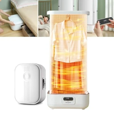 Image of UPIKIT 900w Ironing Machine, Home Dryer, Automatic Steam Ironing, Odor Removal, 180min Timer (Three Levels), Wrinkle Removal/Deodorization/Drying