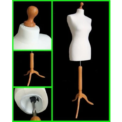 Image of The Shopfitting Shop Size 8 Female dressmaking Mannequin Tailors Bust Dressmakers Display Dummy