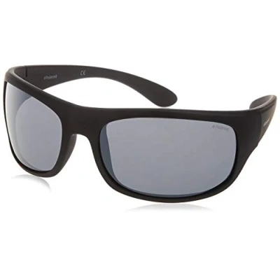 Image of Polaroid Unisex Sunglasses, Size: One Size, Matte black