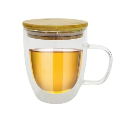 Image of Ever Rich ® Double Wall Glasses Espresso Coffee Tea Cappuccino Clear Glass Cups Heatproof Insulated (450ML BMB)