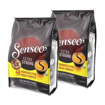 Image of Senseo coffee Pads Extra Strong, rich and Full Bodied flavour, for Kaffepadmaschinen 96