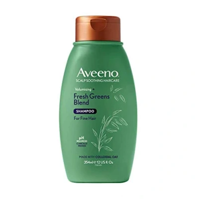 Image of Aveeno Soothing &amp; Volumising Hair Shampoo for Fine Hair, 354ml