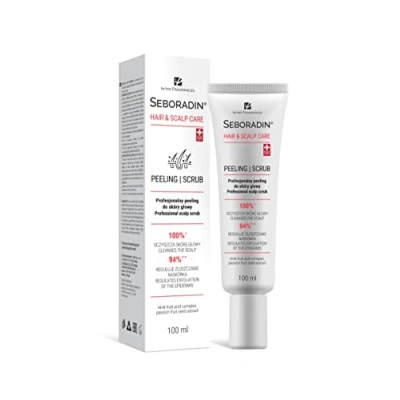 Image of Seboradin Enzyme Scalp Scrub Peeling Exfoliator With AHA Exfoliating Treatment Gentle Cleaning Sebum Regulation Renew Natural Ingredients 100 ml