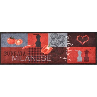 Image of vidaXL Kitchen Carpet Washable Tomatoes 60x180 cm