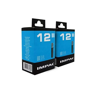 Image of Impac 2pk Cycle Tubes 12&quot; Schrader Valve 12 x 1.75 2.10 (203 47 62) Kids Bikes/Prams/Buggies
