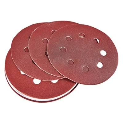 Image of Amtech V4075 P240 Hook and Loop Orbital Sanding Sheets, 10 Piece Set, 115mm Diameter Paper