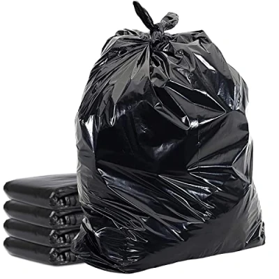 Image of HOMESmith Extra Large &amp; Heavy Duty Refuse Sacks, Black Colour Bin Bags Pack of 10