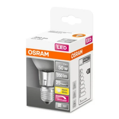 Image of Osram LED Reflector Lamp Base: E14 Cool White 4000 K 2.60 W Replacement for 40 STAR R50