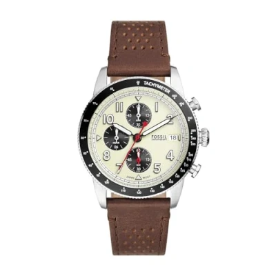 Image of Fossil Sport Tourer Watch Chronograph watch, Men&#039;s, Size: One Size, Brown