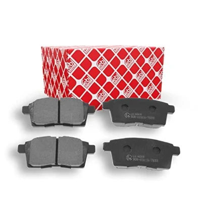 Image of EHY42643Z, EHY42648Z, EHY52643ZA, L2Y62643Z, L2Y62648Z Brake pad set FEBI BILSTEIN 116370 Rear Axle with fastening material attachment