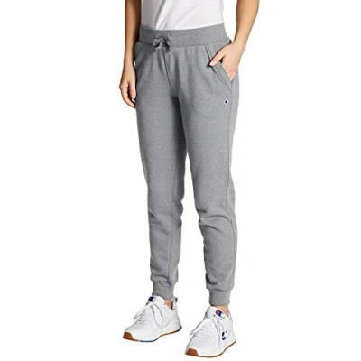 Image of Champion Women&#039;s Powerblend Jogger, 29&quot; Sweatpants, Oxford Gray y07459, S