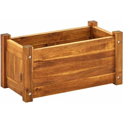 Image of vidaXL Garden Raised Bed Acacia Wood 50x25x25 cm