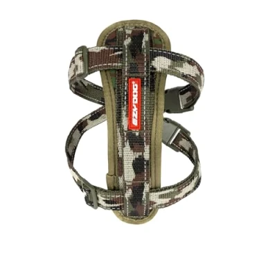 Image of EZYDOG Classic Chest Plate Harness Dog Small, Medium, Large, K9 Harness, Reflective Stitching, No Pull, Breathable (Camo)