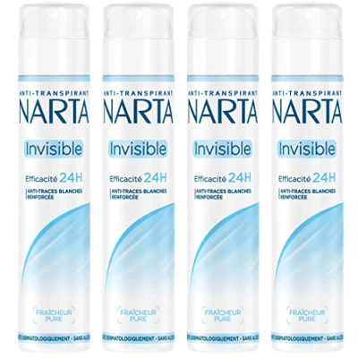 Image of narta Invisible Antiperspirant Spray 200ml Pack of 4