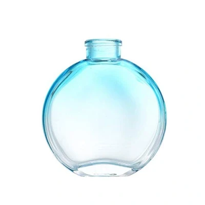 Image of 1Pcs 150ml/5oz Empty Refillable Glass Diffuser Bottles Aromatherapy Jar Container Fragrance Accessories Use for DIY Replacement Reed Sticks Sets Essential Oils Crafts Decor Purple Gradient