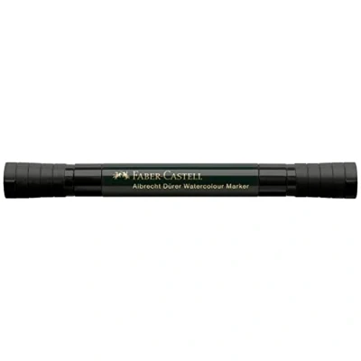 Image of Faber Castell Art &amp; Graphic Albrecht Dürer Watercolour Marker, Black, Single For Art, Craft, Drawing, Sketching, Home, School, University, Colouring