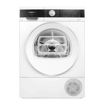 Image of Siemens WQ45G2D2GB iQ500 9kg Heat Pump Condenser Tumble Dryer White