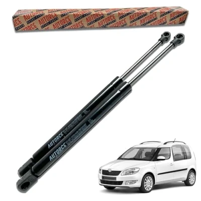 Image of AUTORCE 2 Pcs Rear Tailgate Boot Gas Struts Intended For Skoda Roomster (2006 2015) Lift Support Shock Absorber System 600 (N) 420 MM 5J7827550