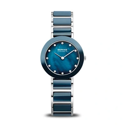 Image of BERING Women Analog Quartz ceramic collection Watch with stainless steel/Ceramic Strap and Sapphire Crystal 11429 787