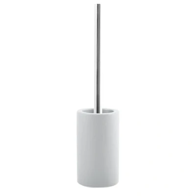 Image of Spirella Tube Brush Toilet Set Made of Porcelain matt White