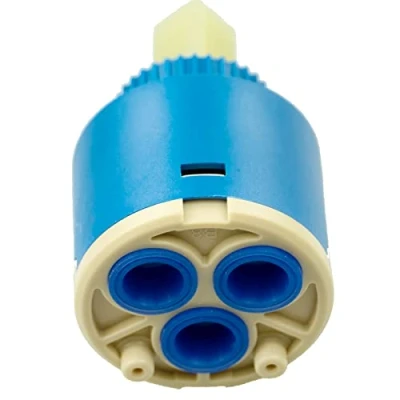 Image of 35mm Tap Cartridge, Ceramic Faucet Disc Cartridg Valve, Mix Inner Cartridge Replacement for Kitchen Faucet, with Base