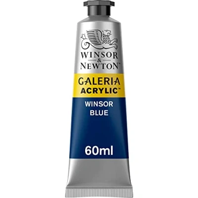 Image of Galeria Winsor &amp; Newton 2120706 Acrylic, Winsorblau, 60ml Acrylfarbe