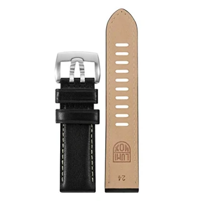 Image of Luminox FEX.1800.22Q.K Men&#039;s Leather Watch Strap, black, Modern