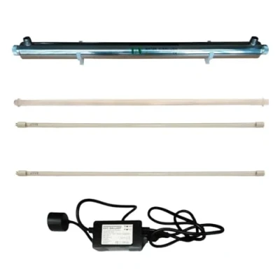 Image of Realgoal UV55W 2L 12GPM Water Purifier for whole House Purification,Inlet/Outlet 3/4&quot; Male (Add 1 Extra Lamp)