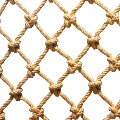 Image of SSWZHANG Safety Net Hemp Rope Protective Stairs Balcony Fall Protection Divider Ceiling Playground Obstacle Garden Fence Decorative Indoor Outdoor (2x3m(7*10ft))
