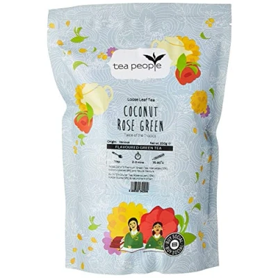 Image of Tea People Coconut Rose Green 200g Refill Pack