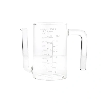 Image of MasterClass Glass Gravy/Fat Separator Jug, 450ml / 2 cups 16 fl oz capacity, 7.9 x 14.5 12.5 cm