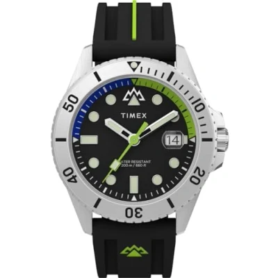 Image of Timex Men&#039;s Analogue Quartz Watch with Silicone Strap TW2W41700