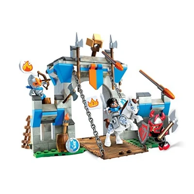 Image of Mega Construx World Dragon Castle Clash 238 Piece Toy Playset with 3 Figures Bloks FNY18