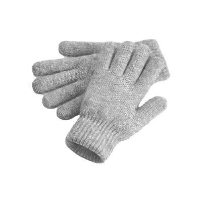Image of Beechfield® B387 Cosy Ribbed Cuff Gloves Grey Marl