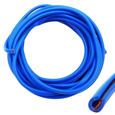 Image of CTRICALVER car door seal Protector 5M edge Strip U shaped protection protector, Fit for SUV Sedan MPV and Most Models (Blue)