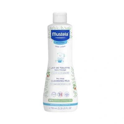 Image of Mustela No Rinse Cleansing Milk with Organic Avocado 750ml